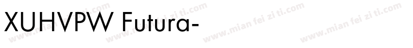 XUHVPW Futura字体转换